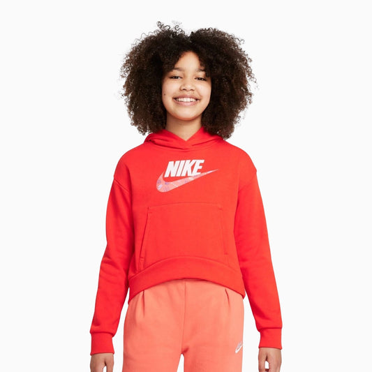 Kid's Sportswear Club Fleece Pull Over Hoodie