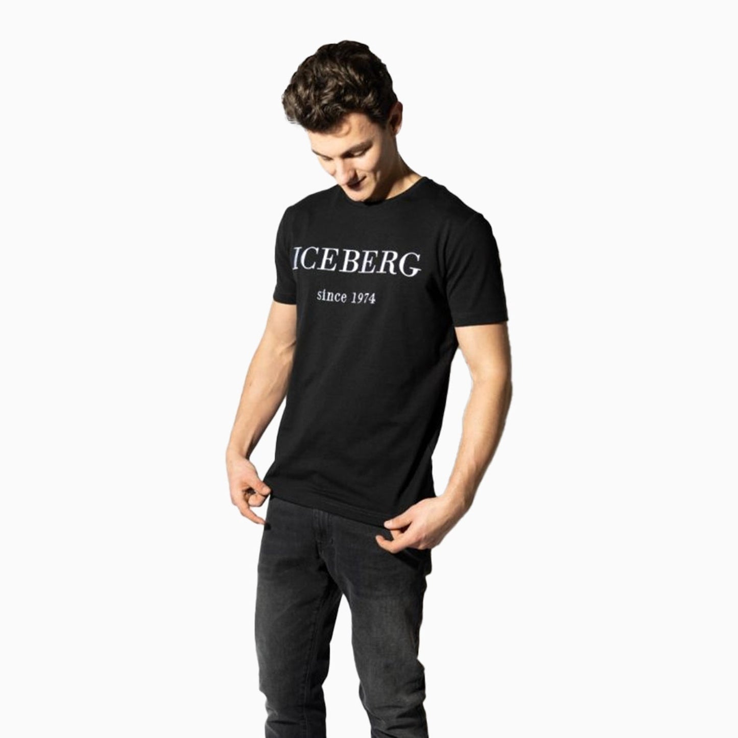 Men's Iceberg Logo Short Sleeve T-Shirt