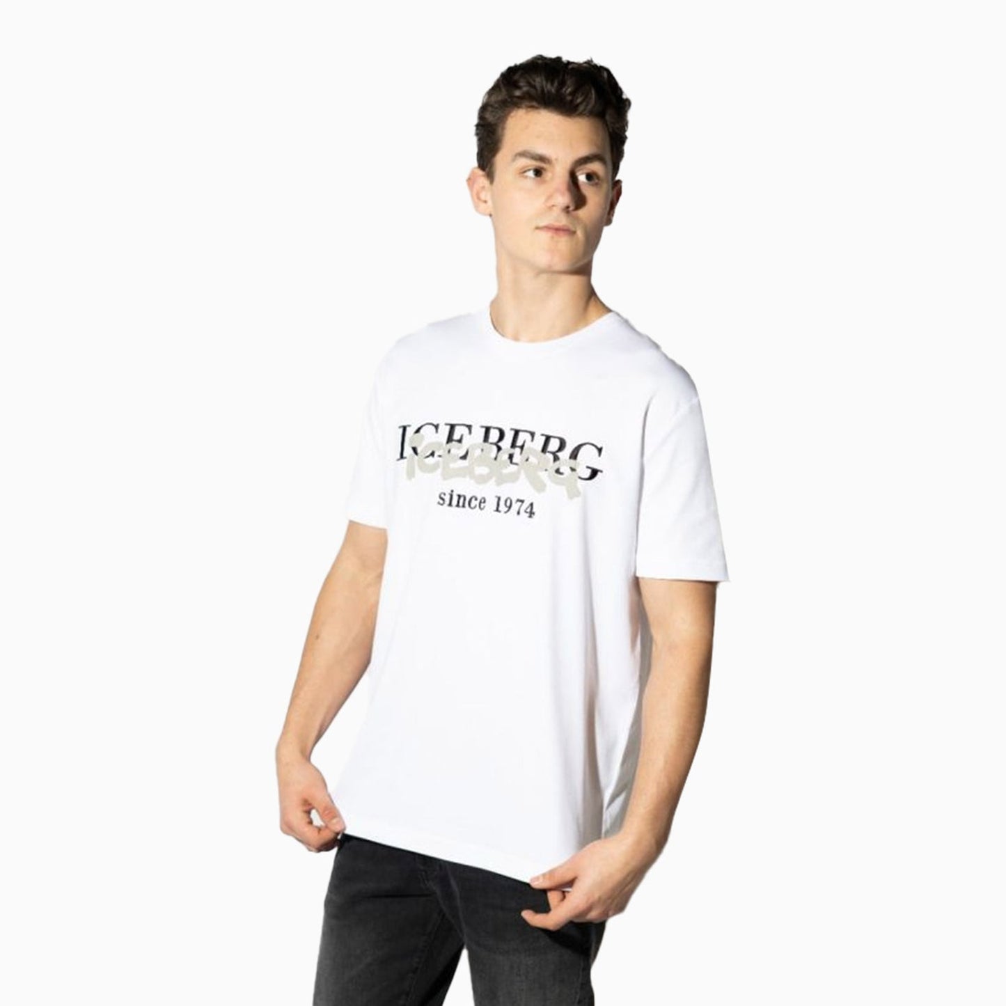 Men's Iceberg Logo Short Sleeve T-Shirt