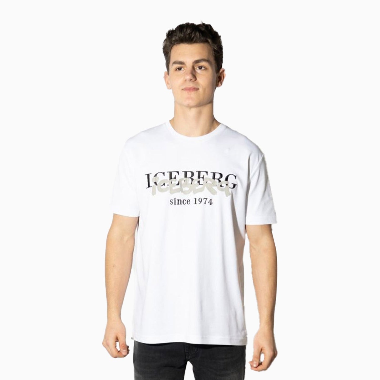 Men's Iceberg Logo Short Sleeve T-Shirt