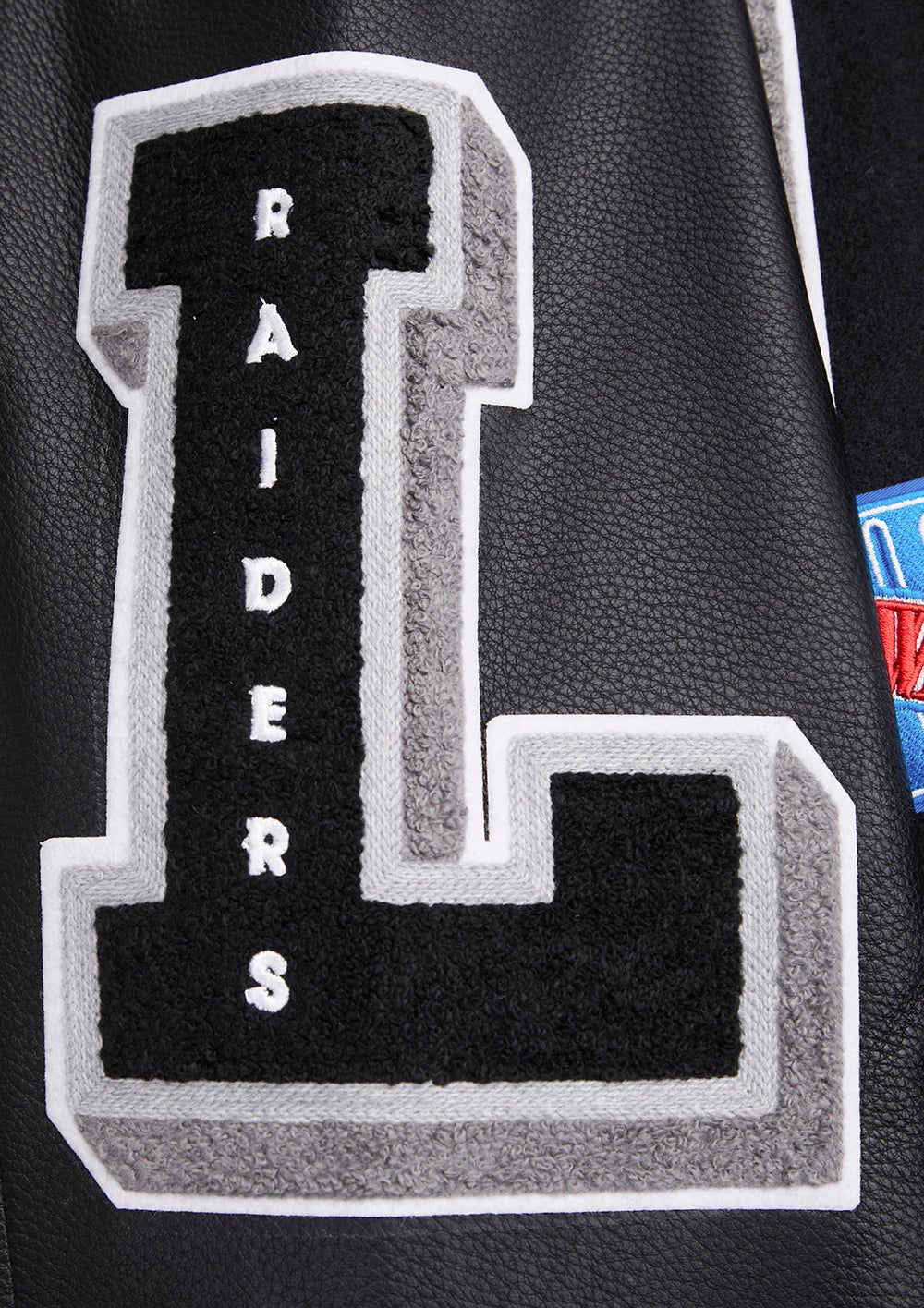 Men's Las Vegas Raiders NFL Rib Wool Varsity Jacket