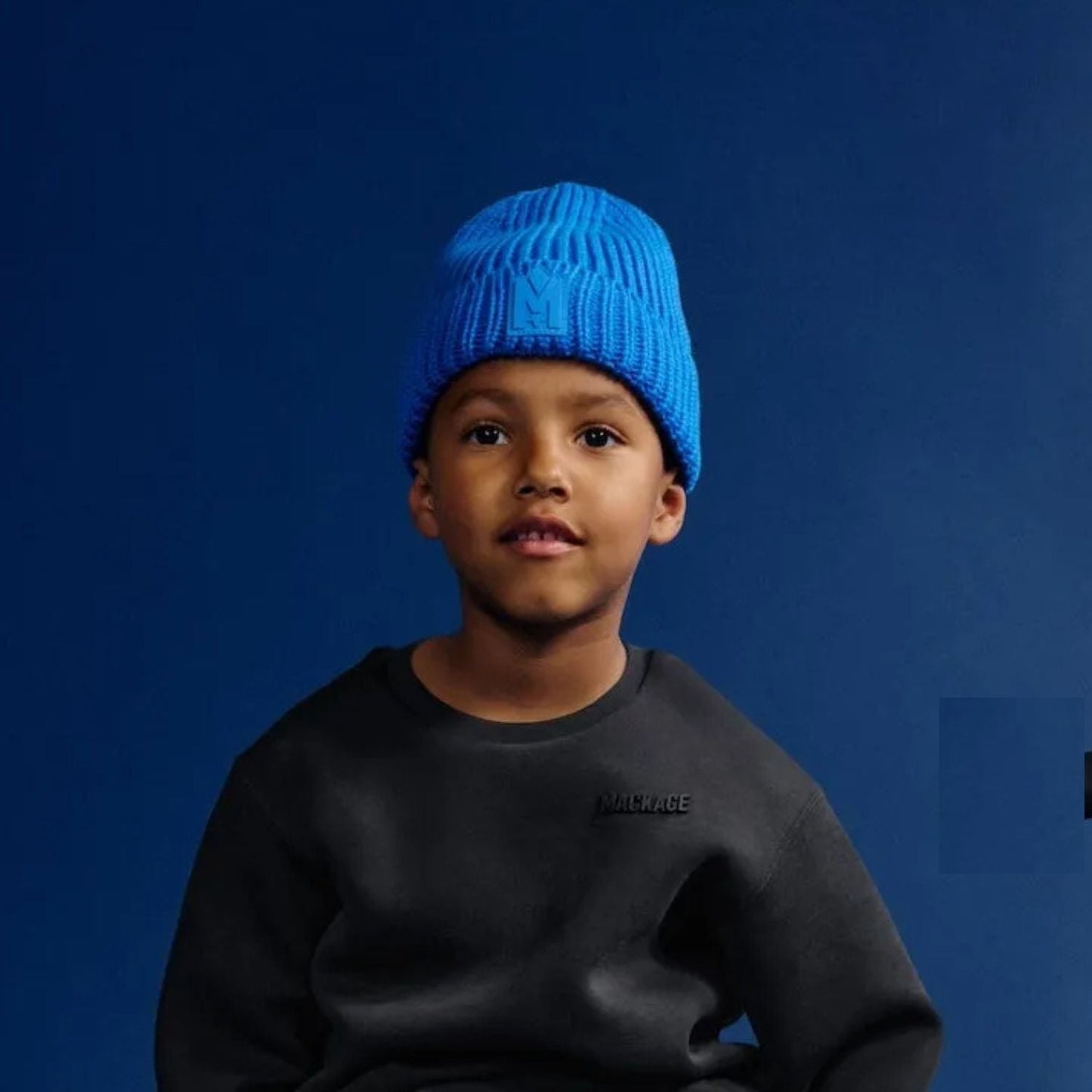 Kid's JUDE-KZ Hand Knit Toque With Ribbed Cuff Beanie Hat