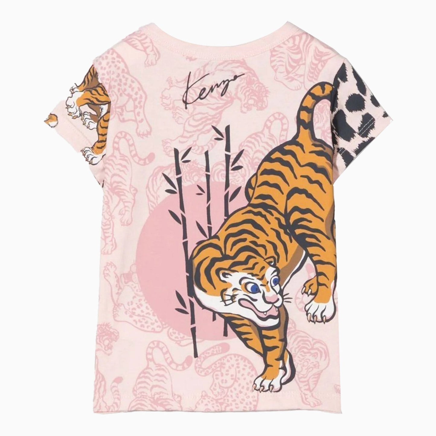 Kid's Tiger Motif T Shirt Toddlers