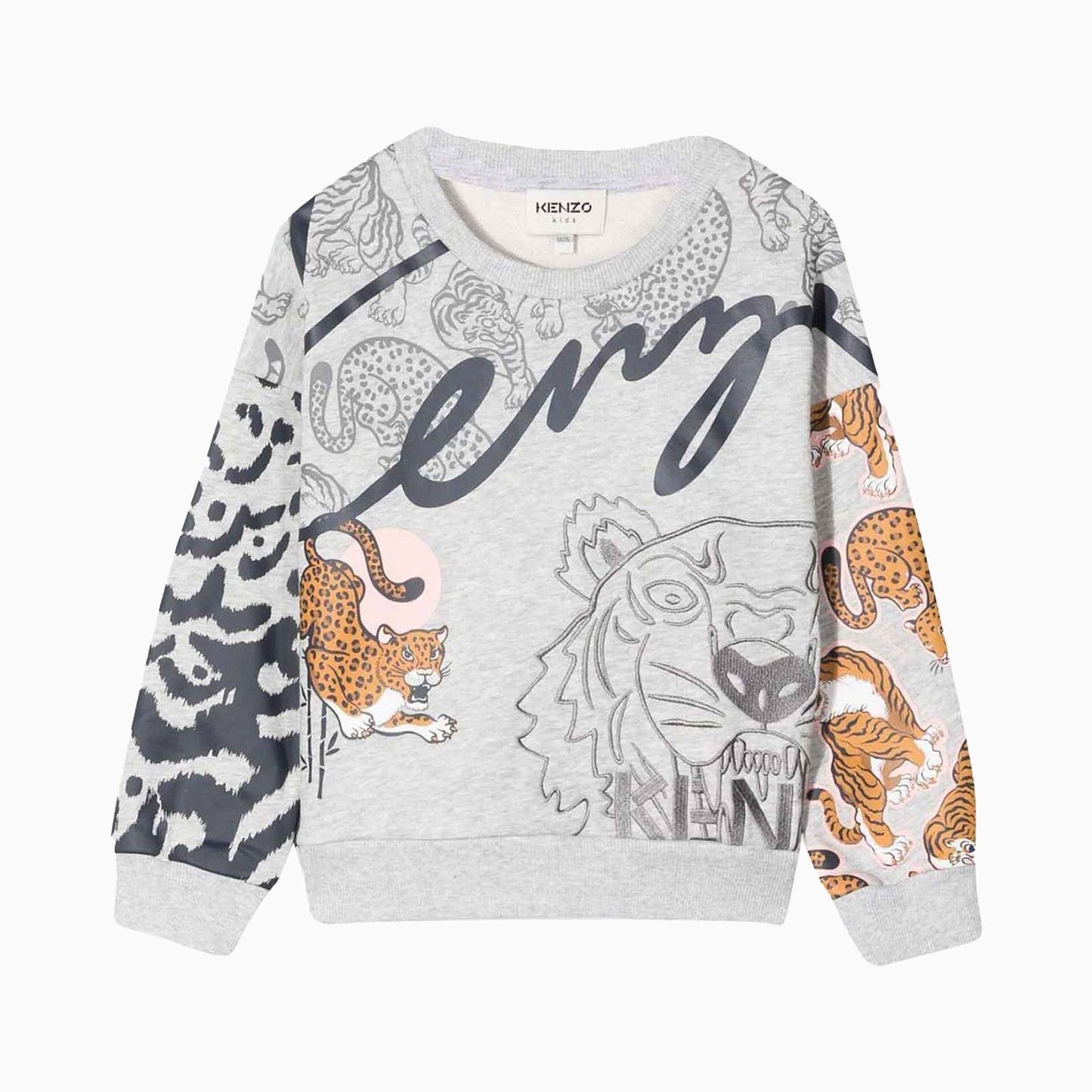 Kid's Tiger Print Sweatshirt