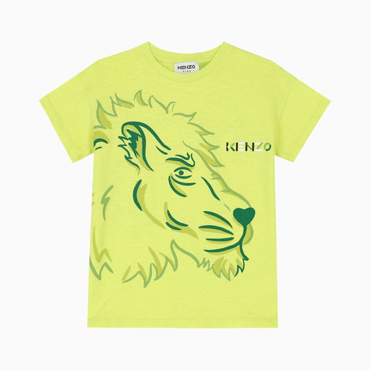 Kid's Tiger Logo Short Sleeves T Shirt