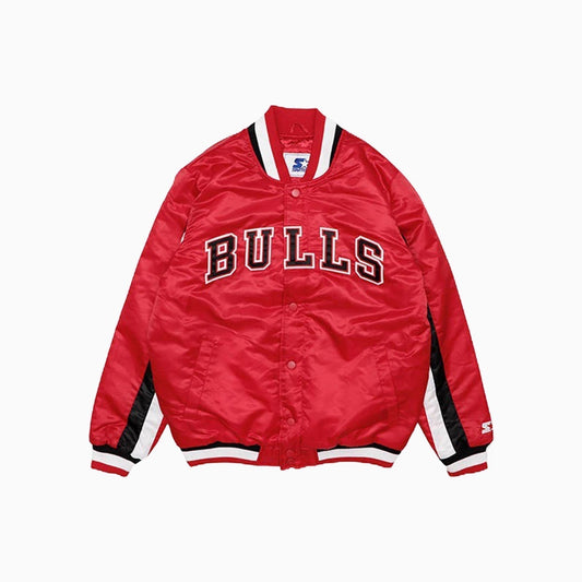 Men's Chicago Bulls NBA Varsity Satin Jacket