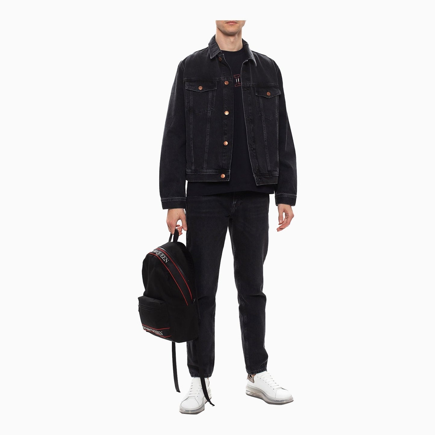 Men's Cotton T Shirt With Embroidered Logo