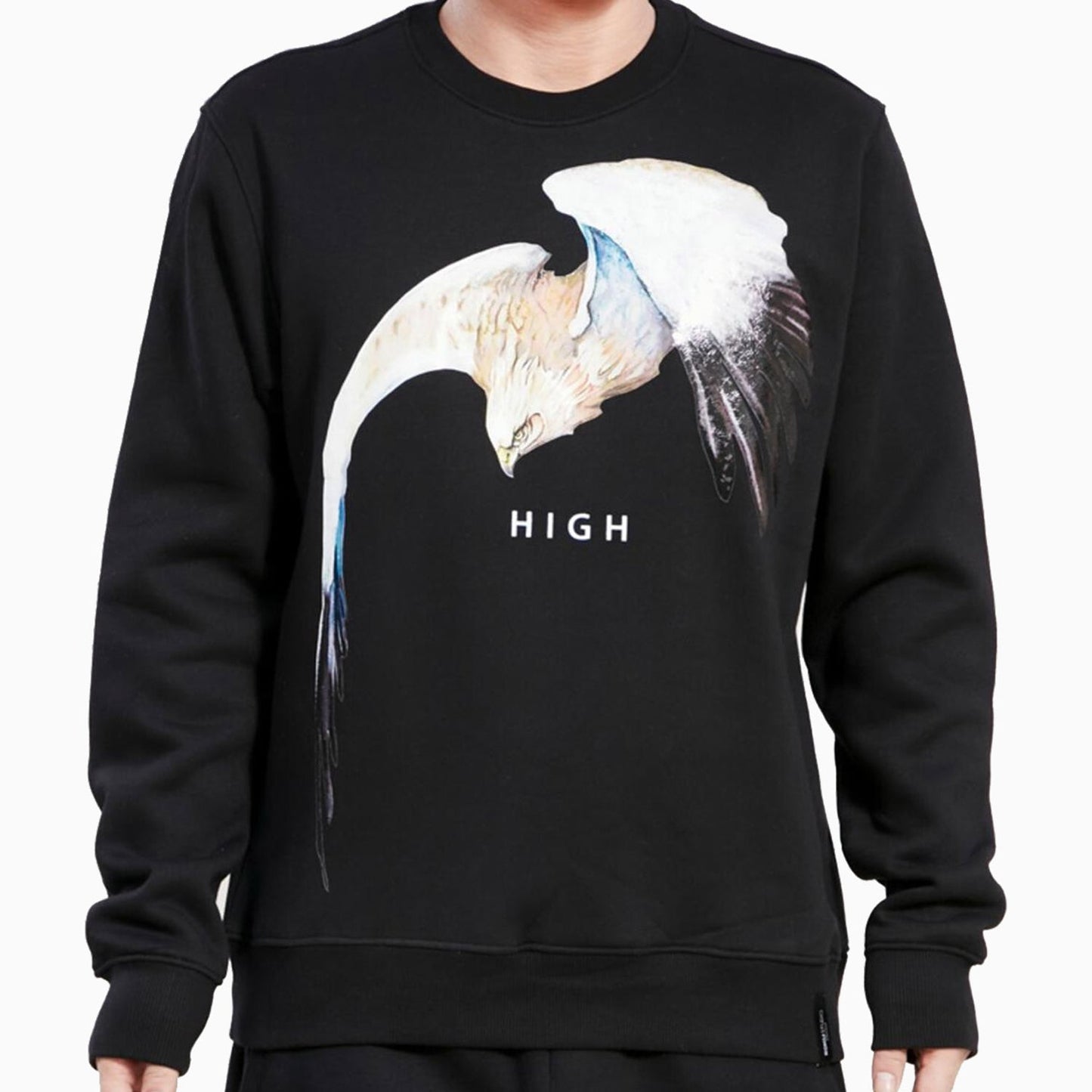 Men's High Crew Neck Sweatshirt