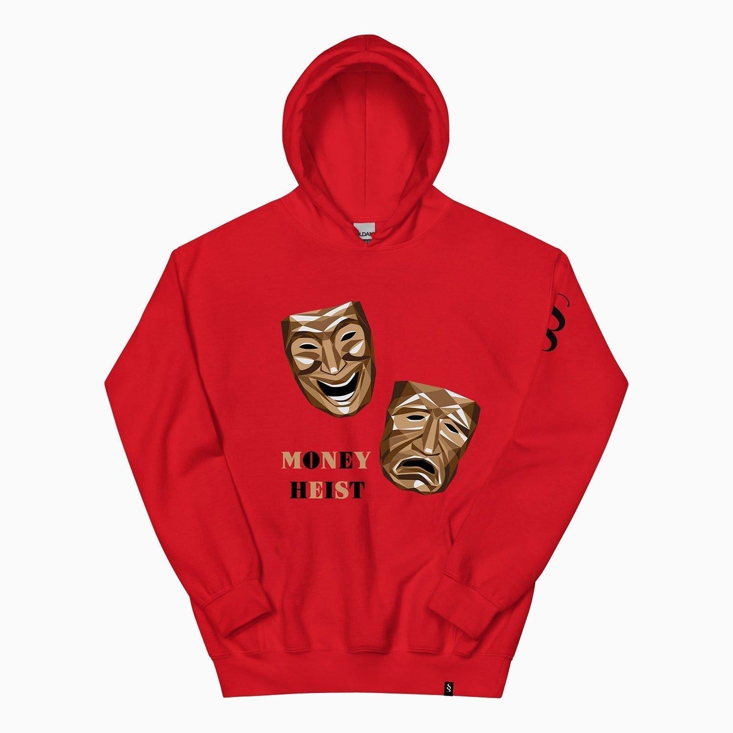 Men's Money Heist Graphic Pull Over Hoodie