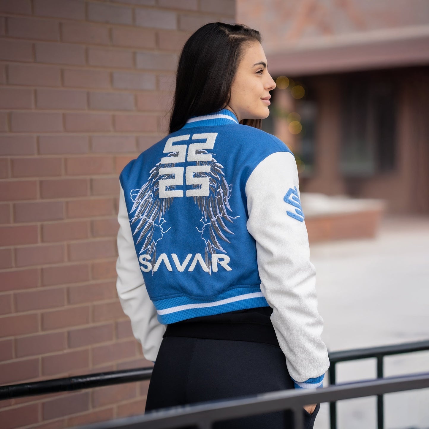 Women's Wings Wool Varsity Jacket