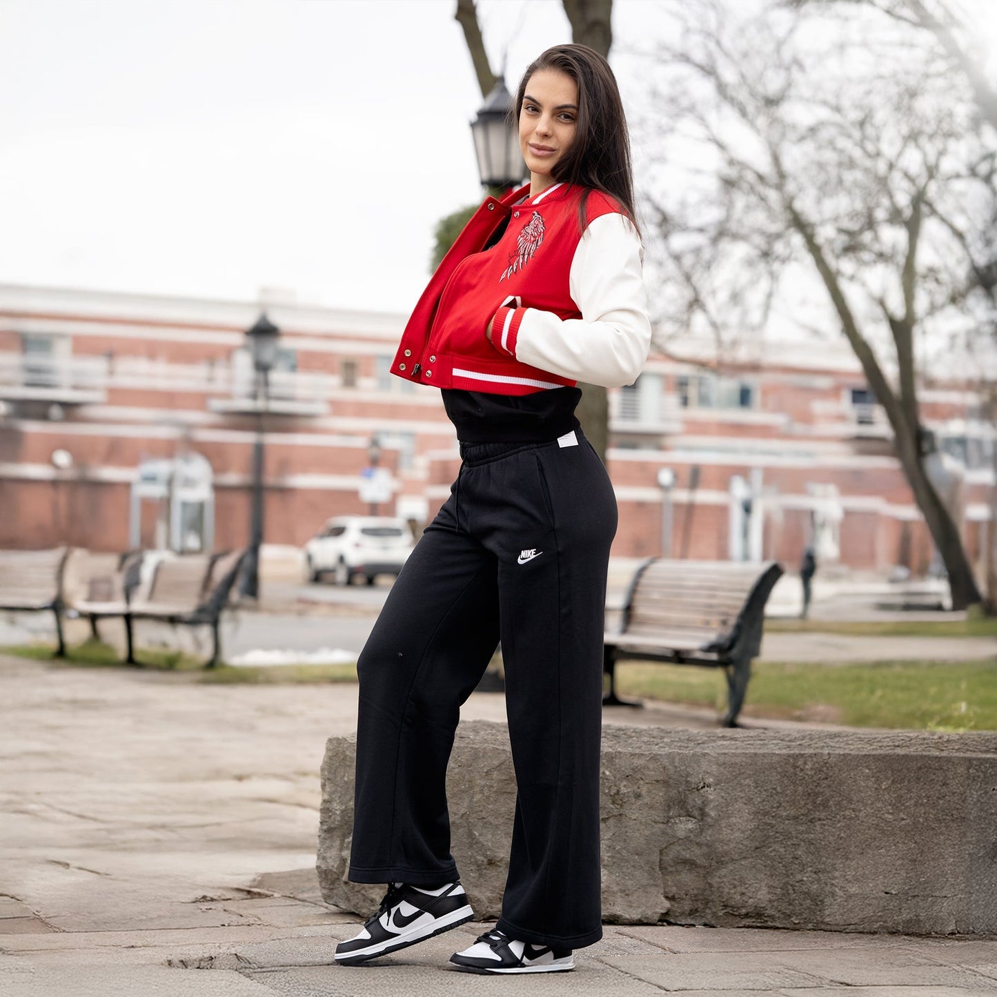 Women's Wings Wool Varsity Jacket