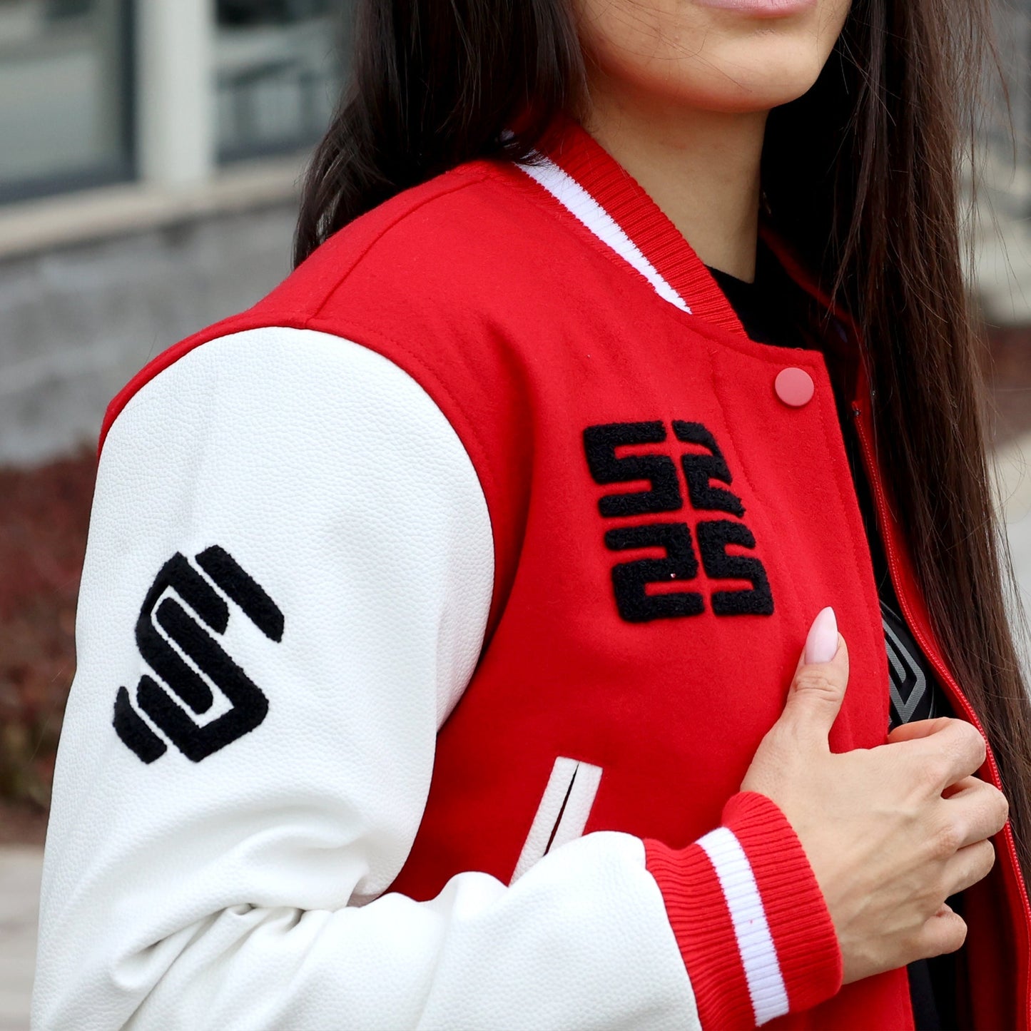 Women's Wings Wool Varsity Jacket