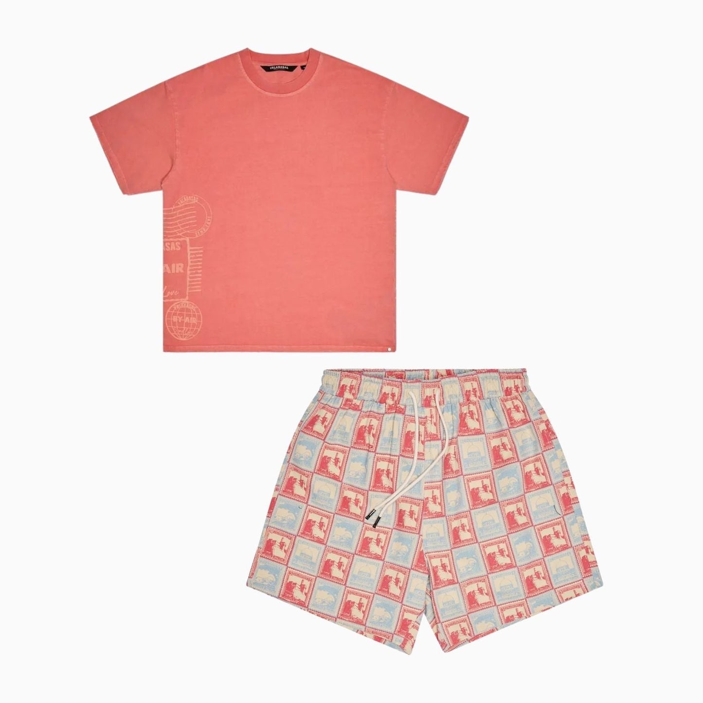 Men's Send Love T-Shirt and Shorts Outfit