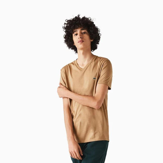 Men's Pima Cotton V-Neck Jersey T Shirt