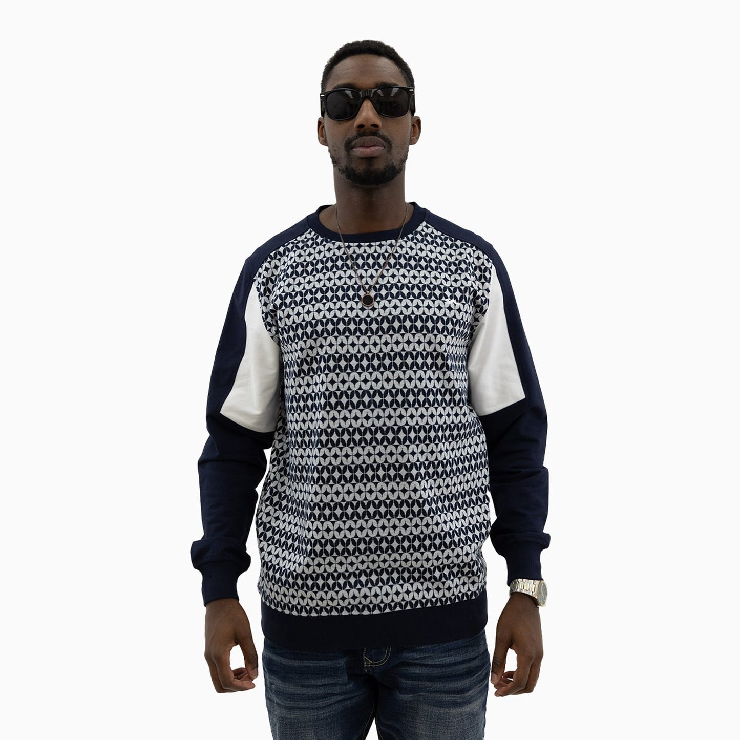 Men's Brookings Jacquard Knit Sweatshirt