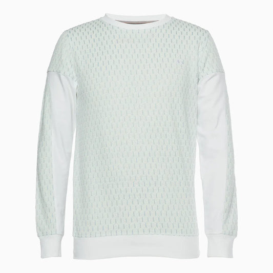 Men's Oscar Jacquard Knit Crew Neck Sweatshirt