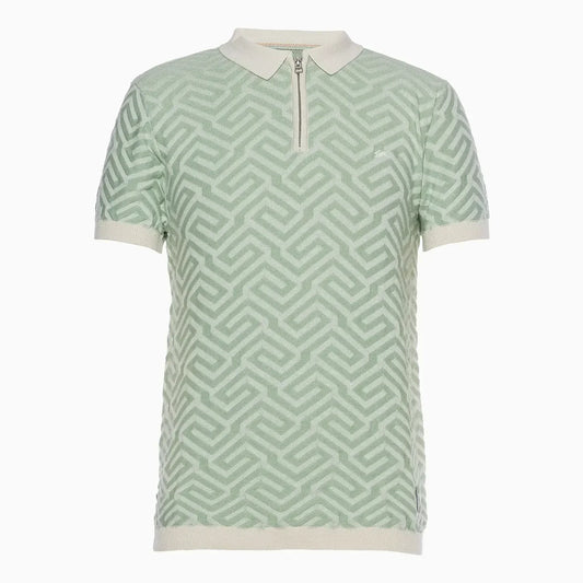 Men's Tboy Jacquard Knit Polo Shirt