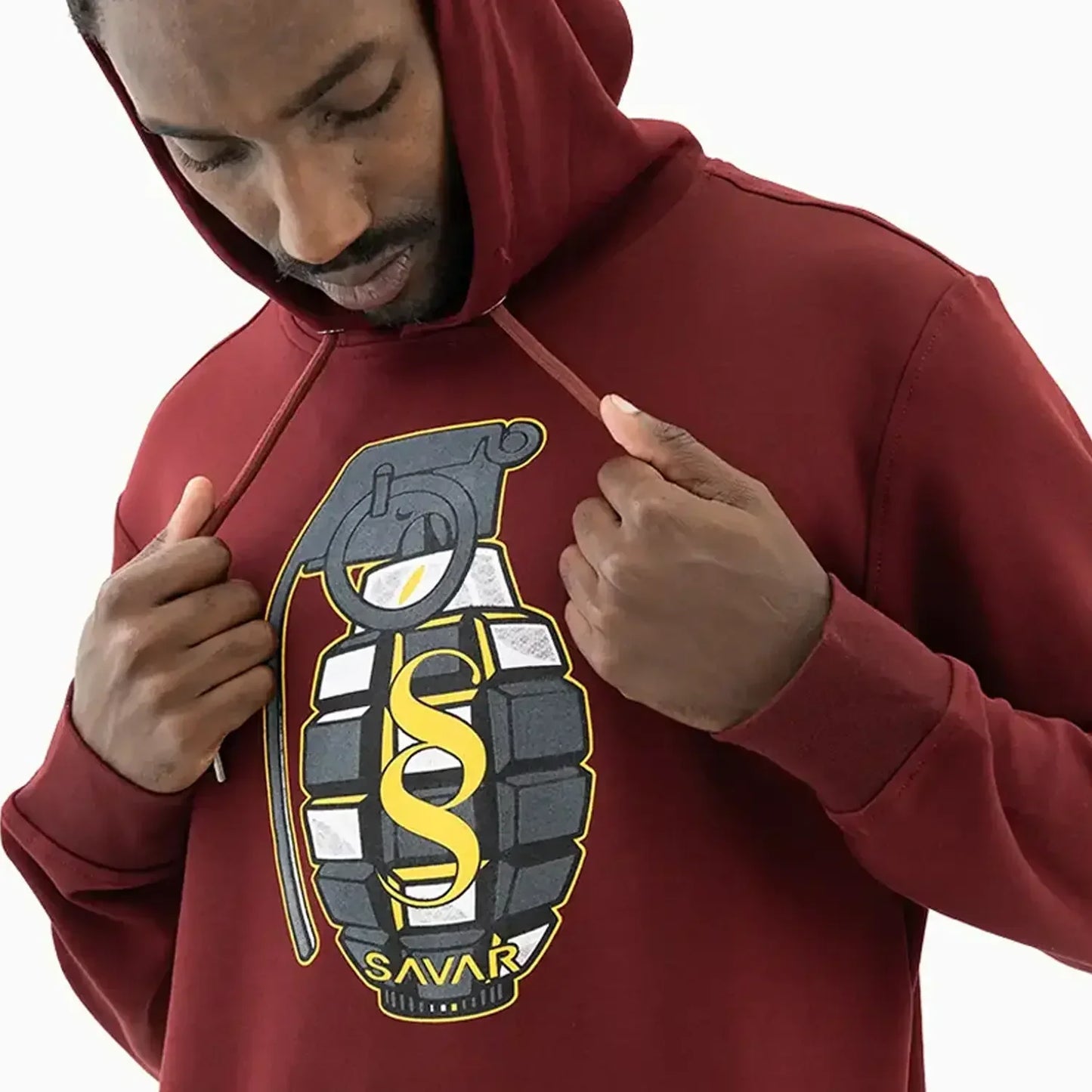 Men's Grenade Graphic Pull Over Hoodie