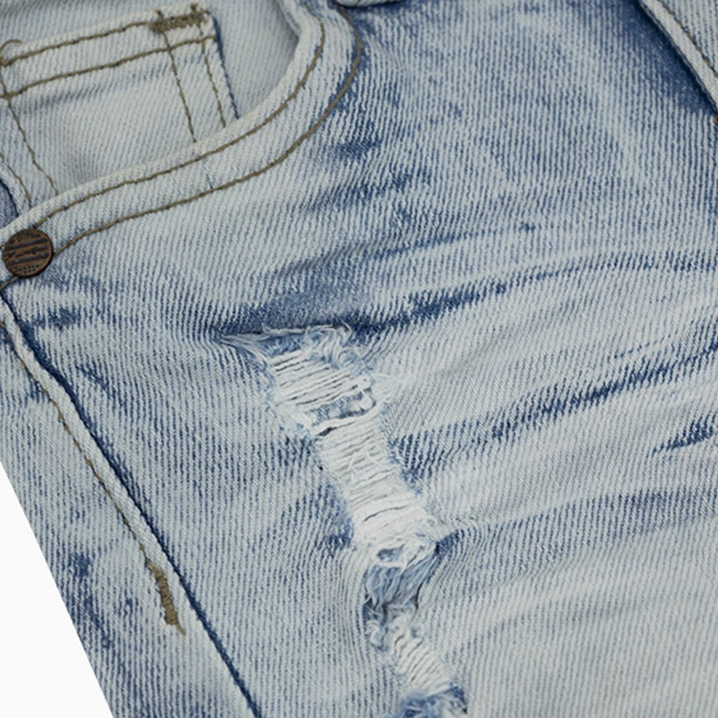 Kid's Little Washed Up Denim Shorts