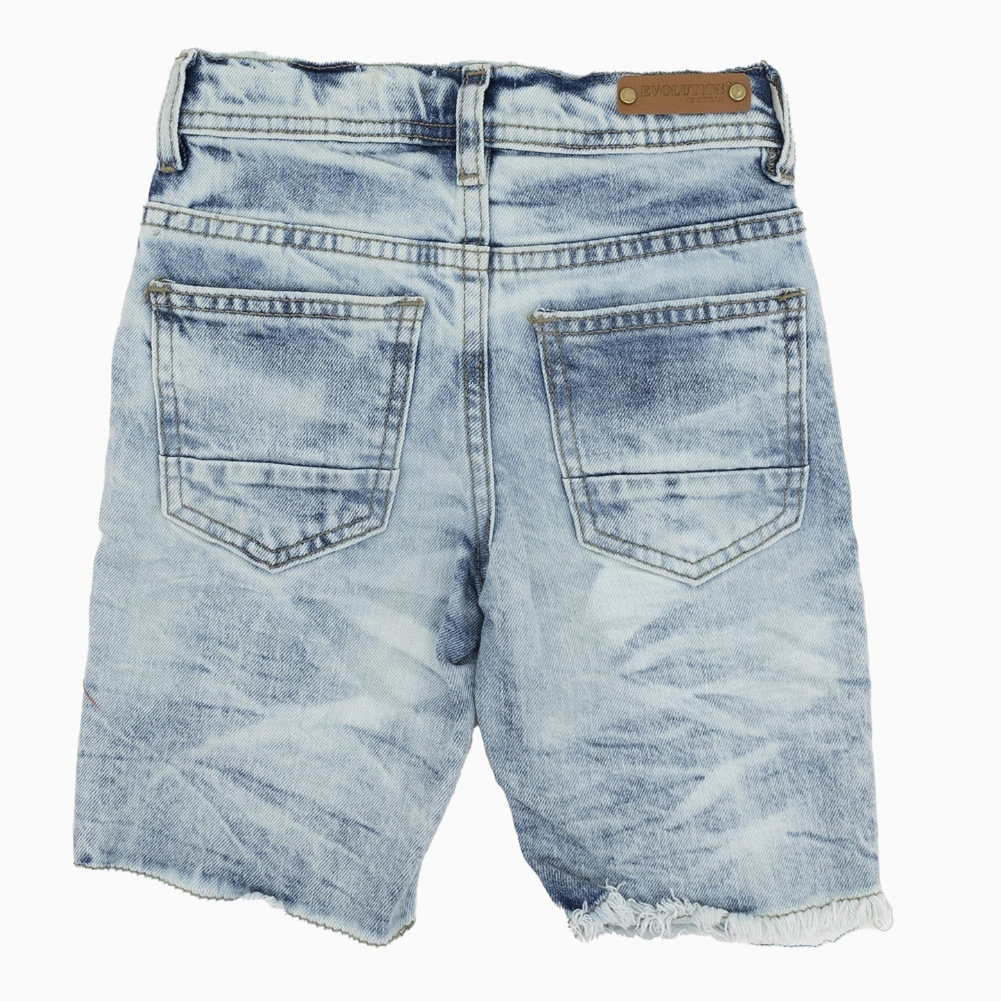 Kid's Little Wild Tiger Denim Shorts