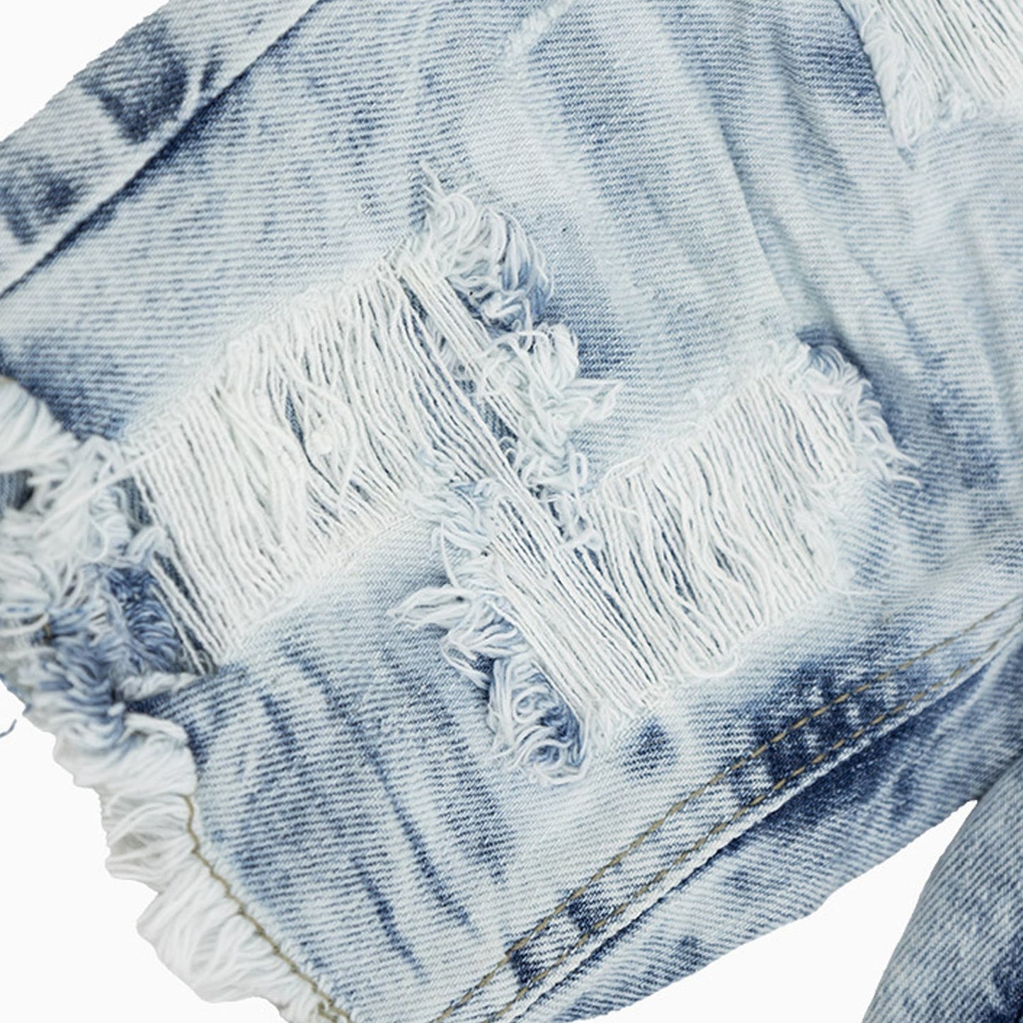 Kid's Little Wild Tiger Denim Shorts