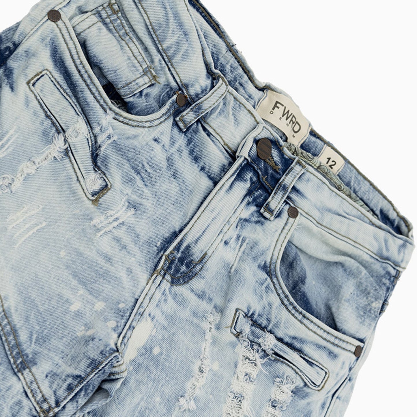 Kid's Motocross Denim Shorts