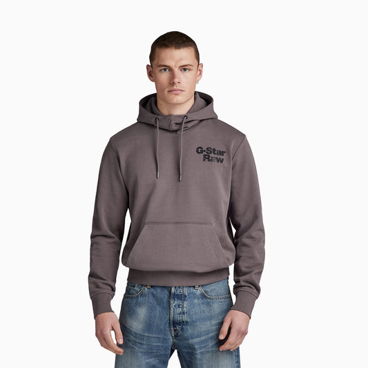 Men's Back Print Pull Over Hoodie