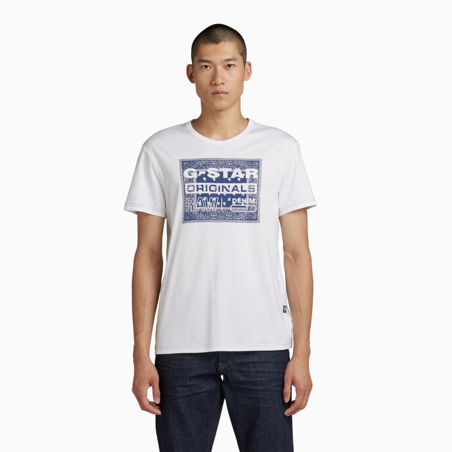 Men's Bandana R T Crew Neck T Shirt