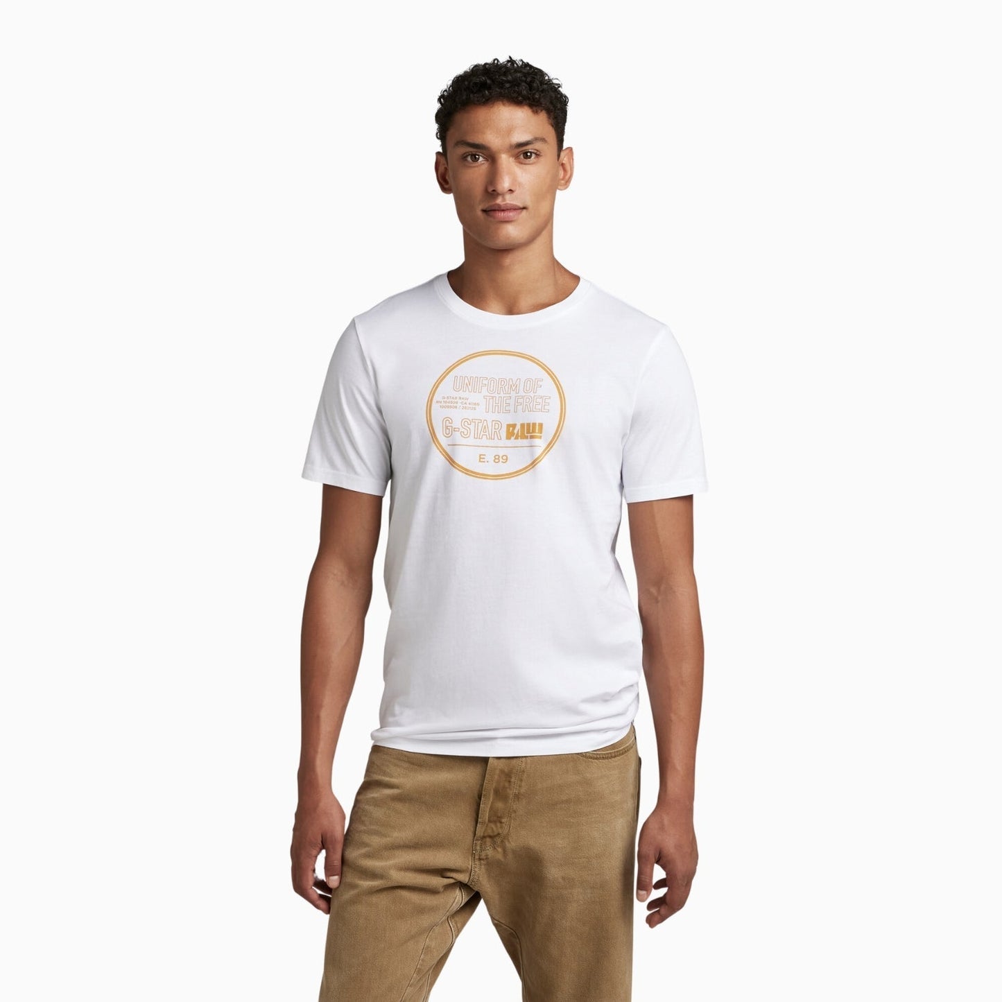 Men's Chest Gr Slim R T Crew Neck T Shirt