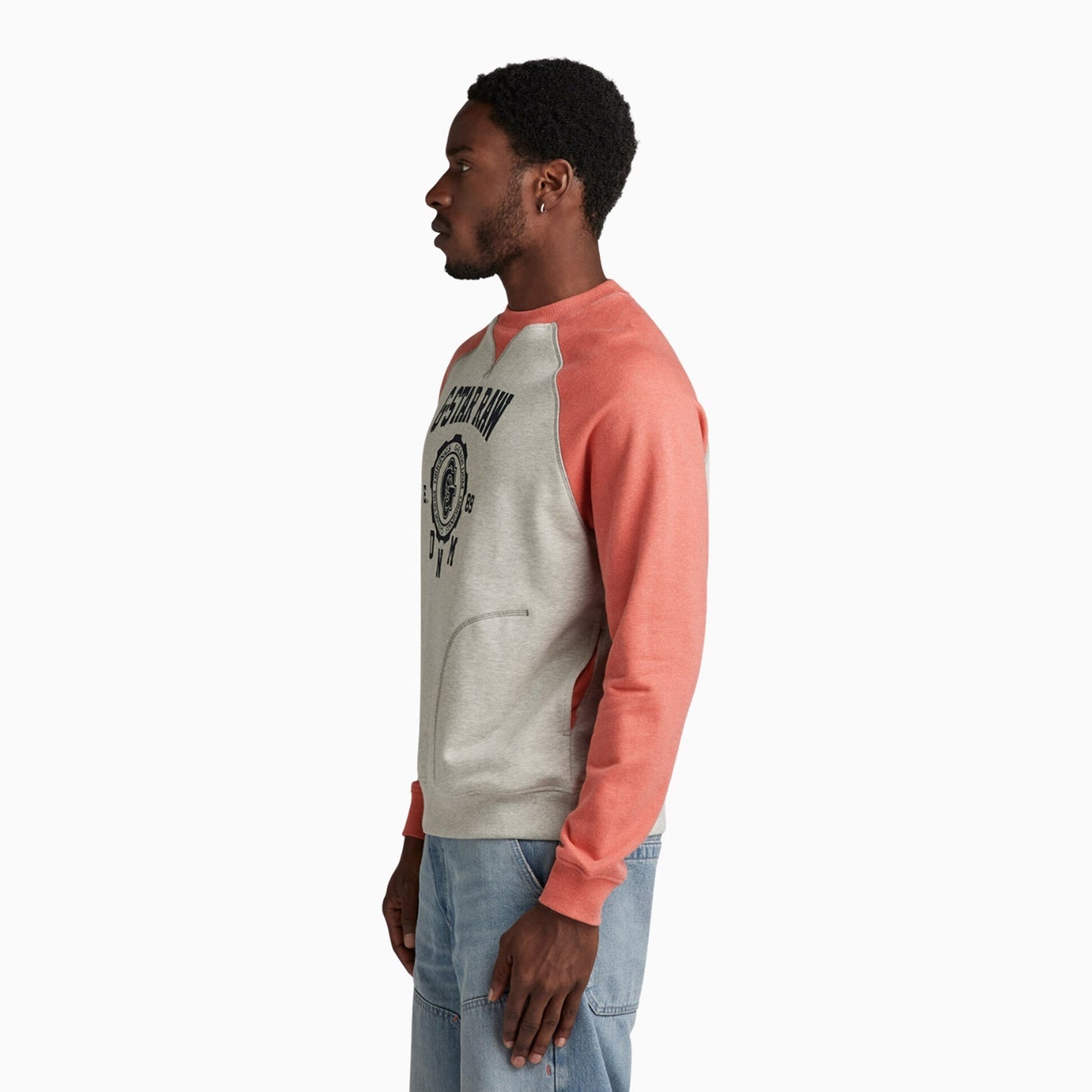 Men's Collegic Raglan Loose Sweatshirt