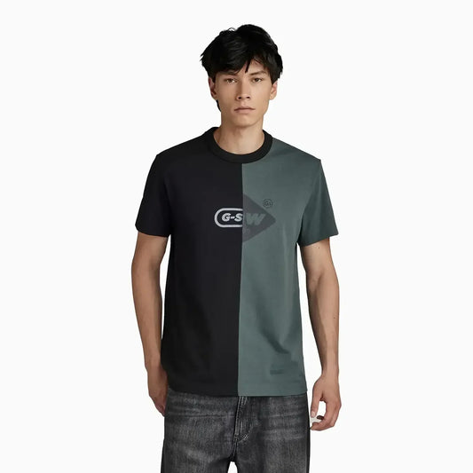 Men's Cut & Sew Graphic T Shirt