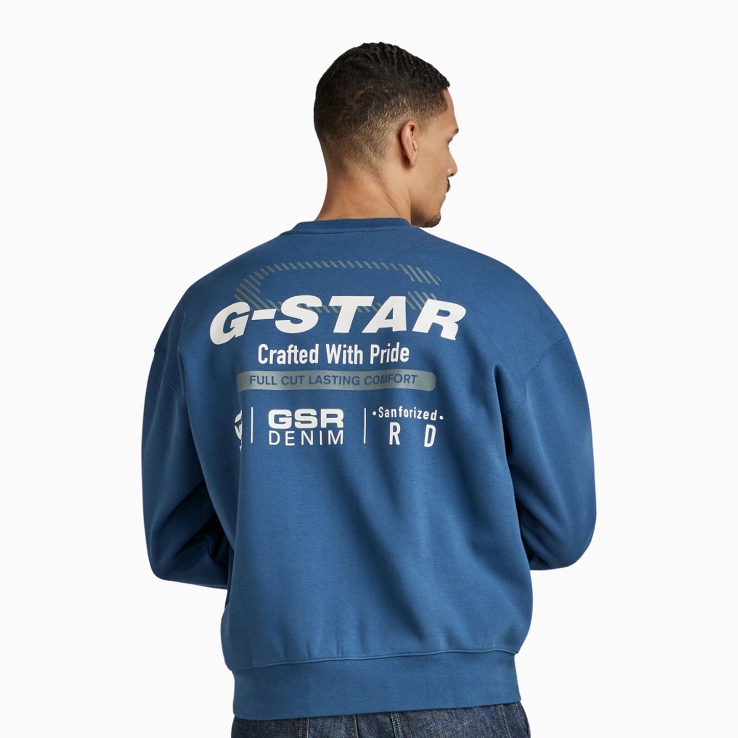 Men's Old Skool Back Graphic Loose Sweatshirt