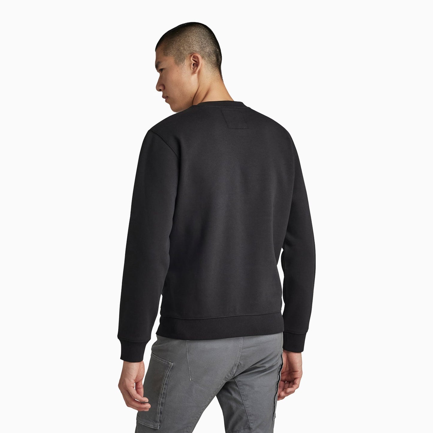 Men's Raw Felt Crew Neck Sweatshirt