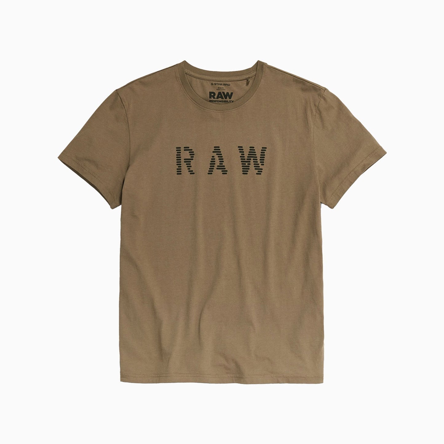 Men's Raw Short Sleeve T Shirt
