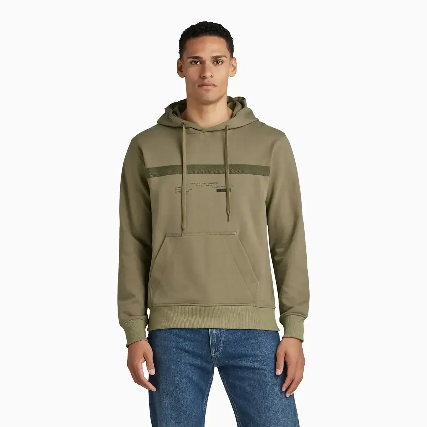 Men's Tape Pull Over Hoodie