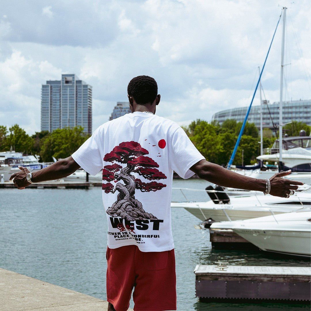 Men's Bonsai Tree T-Shirt And Shorts Outfit