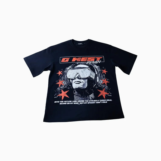 Men's Visionary Vibes Distress T-Shirt