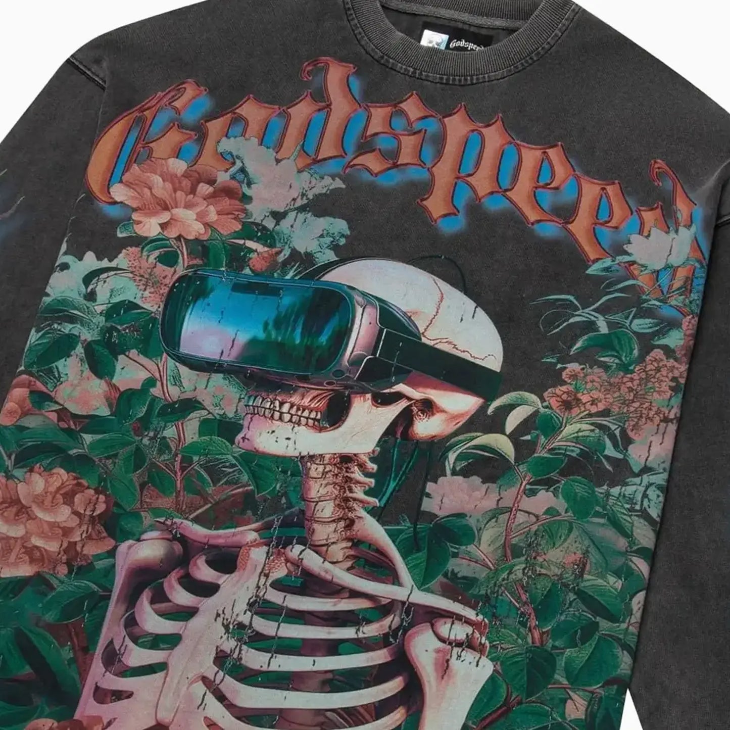 Men's Vision Flowers Long Sleeve Sweatshirt