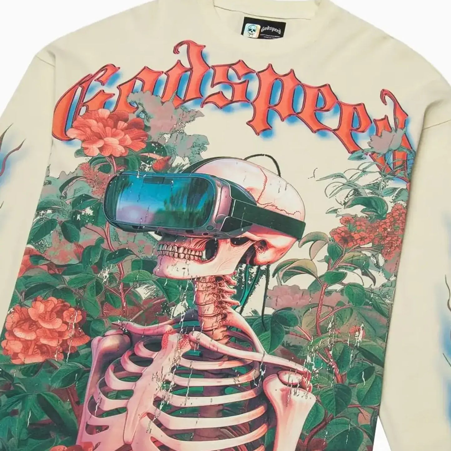 Men's Vision Flowers Long Sleeve Sweatshirt