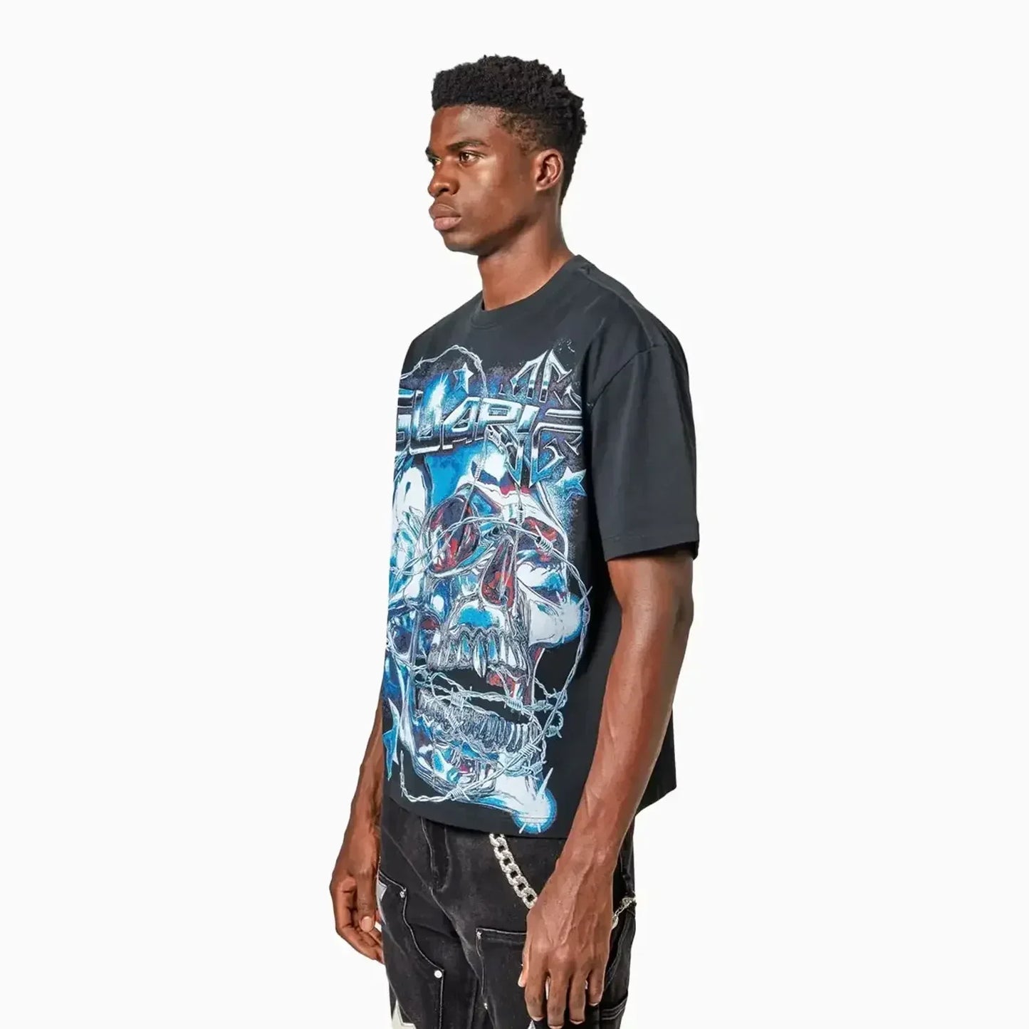 Men's Chrome Skull T-Shirt