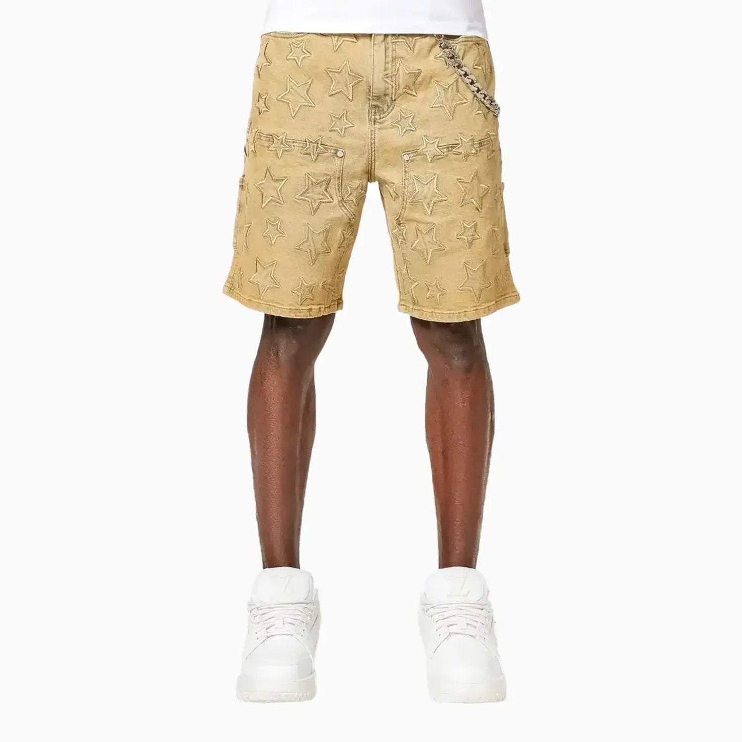 Men's Vintage Stars Denim Shorts