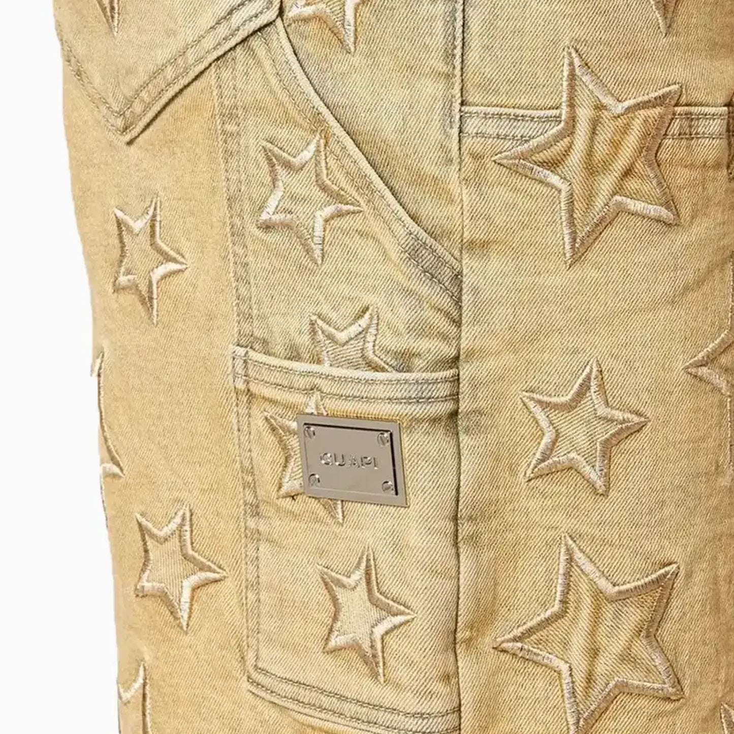 Men's Vintage Stars Denim Shorts