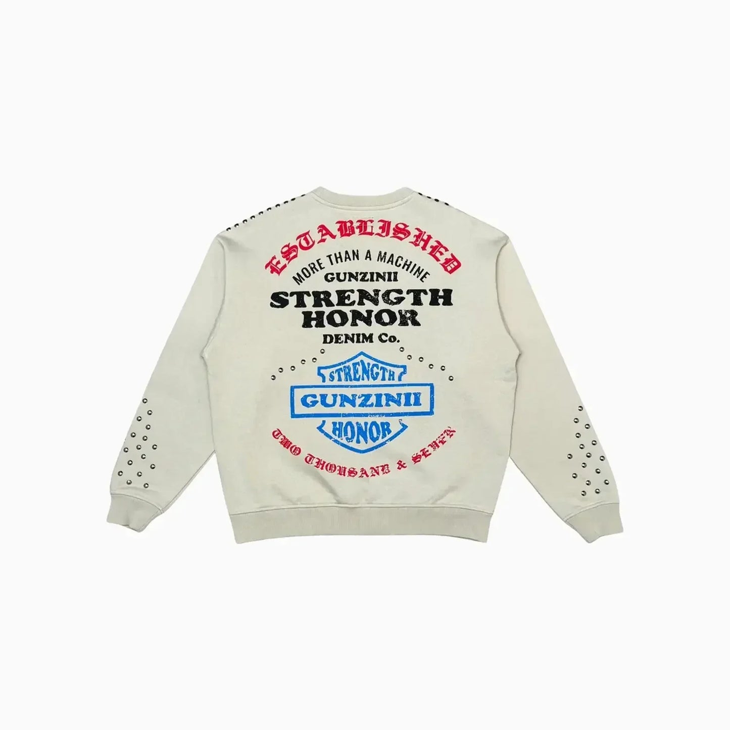 Men's Strength Honor Crew Neck Sweat Shirt