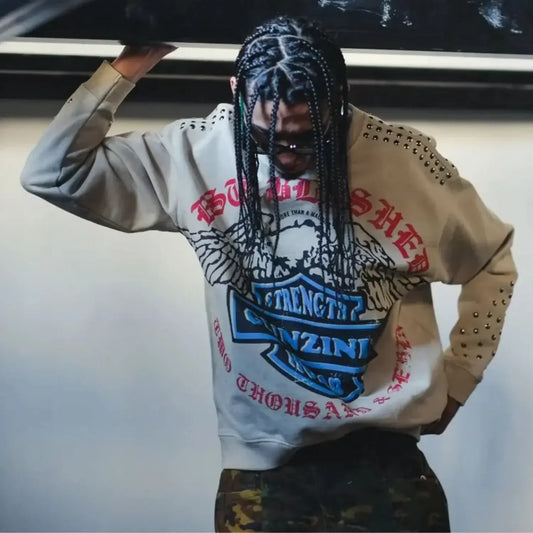 Men's Strength Honor Crew Neck Sweat Shirt