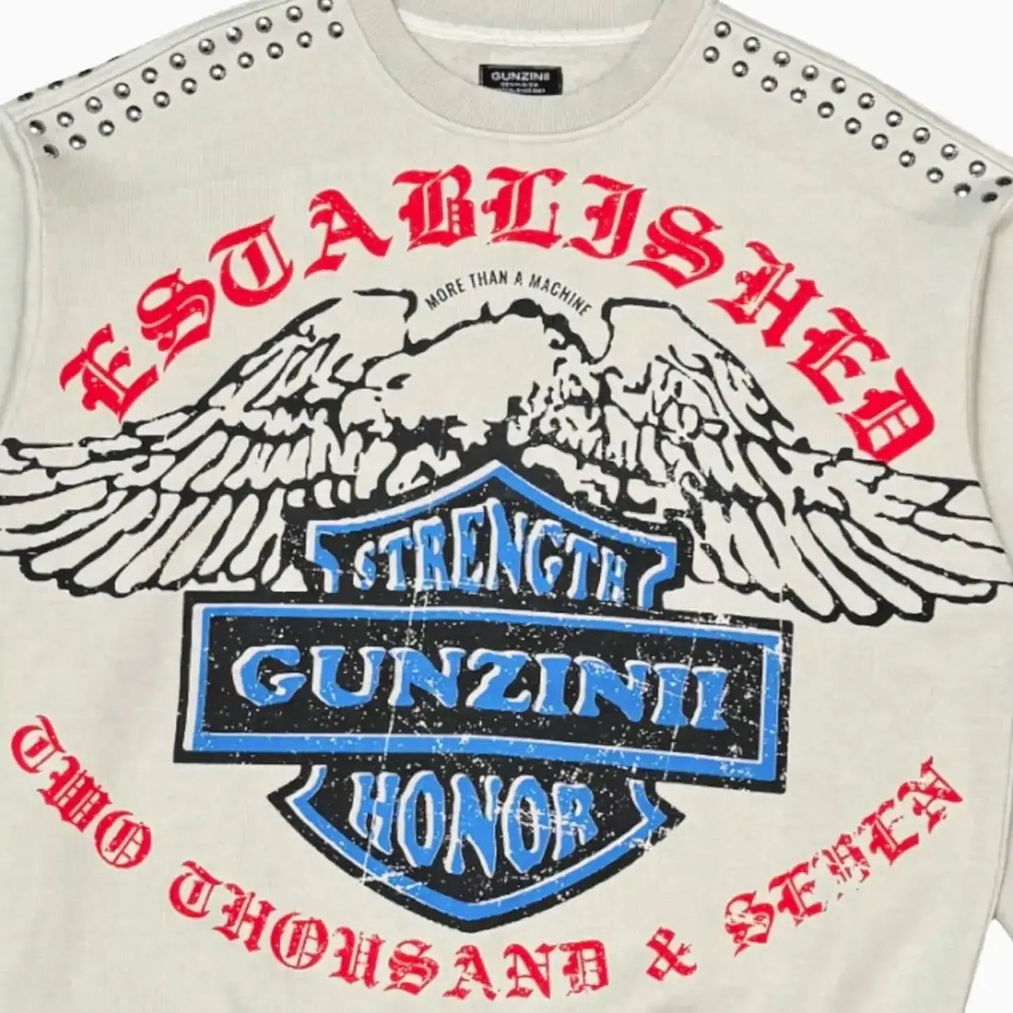 Men's Strength Honor Crew Neck Sweat Shirt