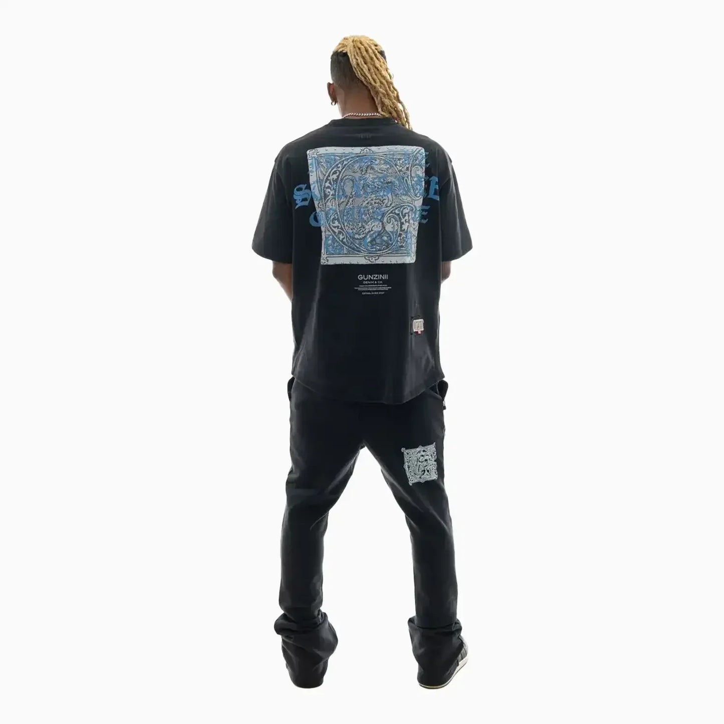 Men's Savage Culture Graphic Co-ord Set – Black Edition