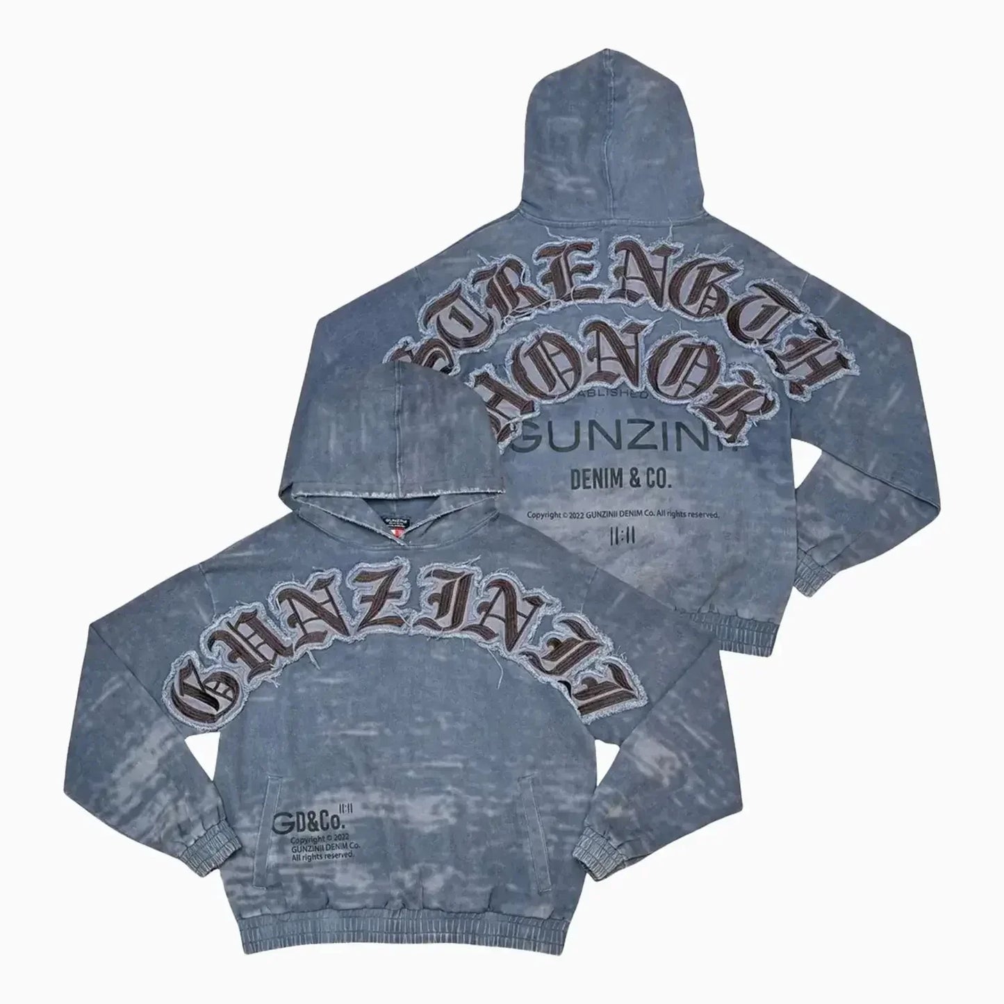 Men's Strength Honor Pull Over Hoodie