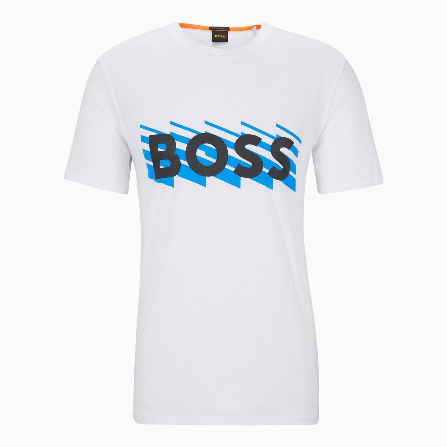 Men's Cotton Jersey T-Shirt  With Rubber Print Logo