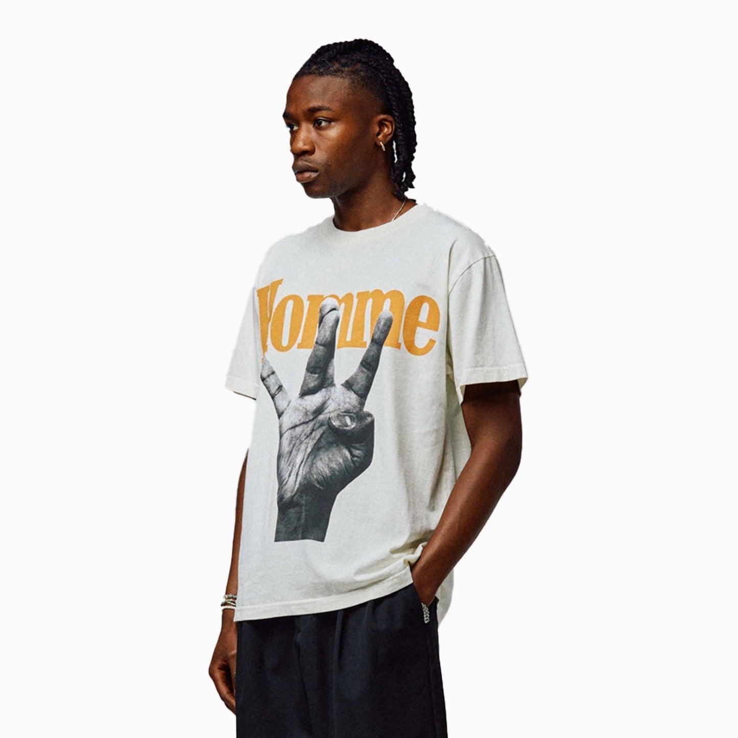 Men's Twisted Fingers T Shirt