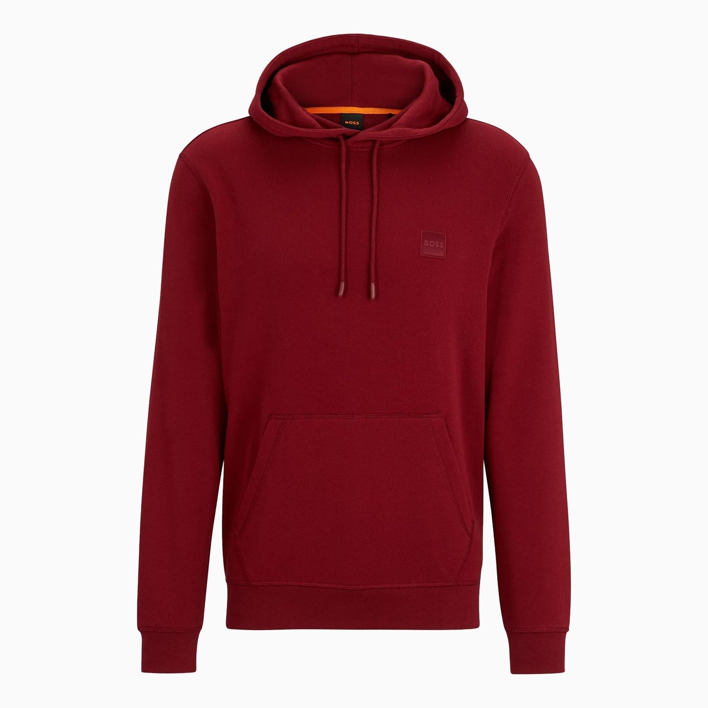 Men's Cotoon Terry Hoodie With Logo Patch